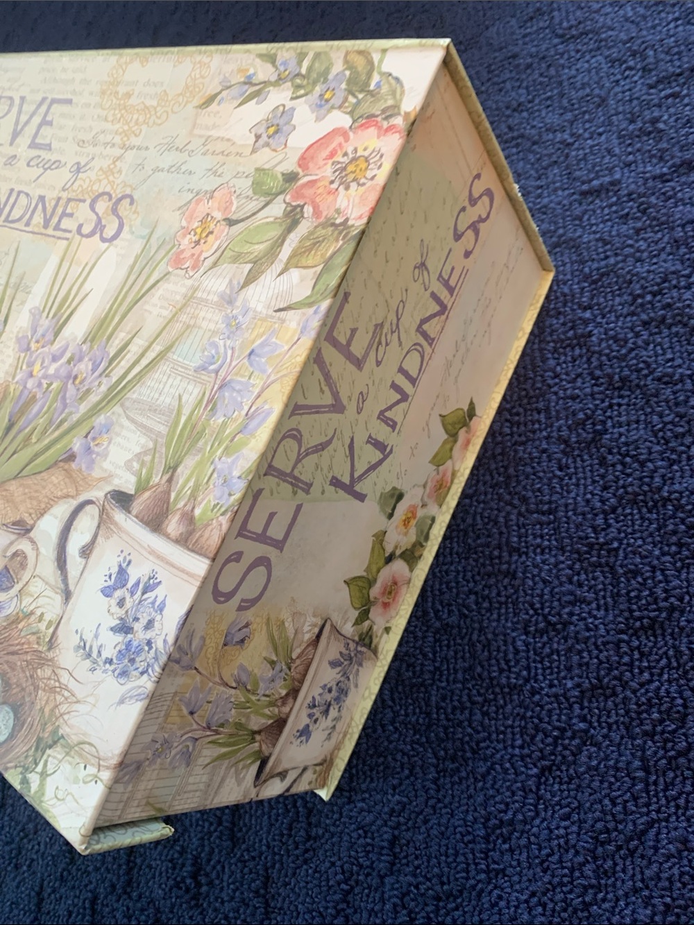 Susan Winget Art Romantic Keepsake Box 14” X 12” Decorative Storage NWT